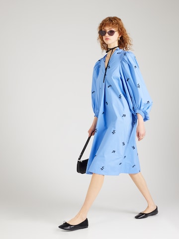 Robe 'Nalo' Masai en bleu