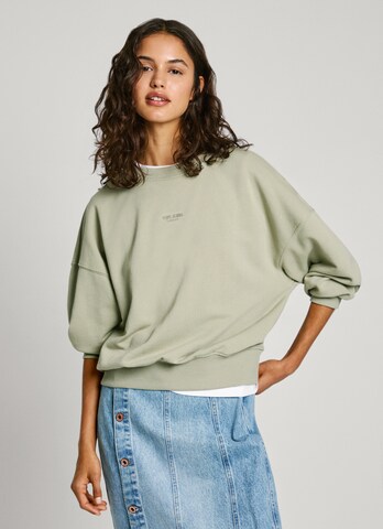 Pepe Jeans Sweatshirt 'Evelyn' in Green: front