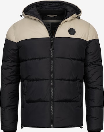 INDICODE JEANS Winter jacket 'Biviano' in Grey: front