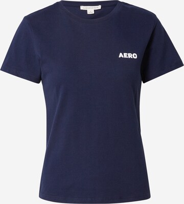 T-shirt AÉROPOSTALE en bleu : devant