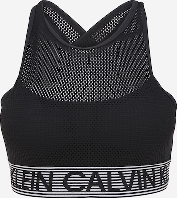 Calvin Klein Sport Bustier Melltartó - fekete: elől