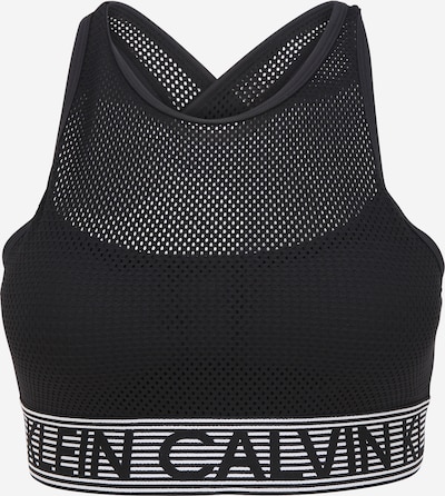 Calvin Klein Performance Sport-BH in schwarz / weiß, Produktansicht