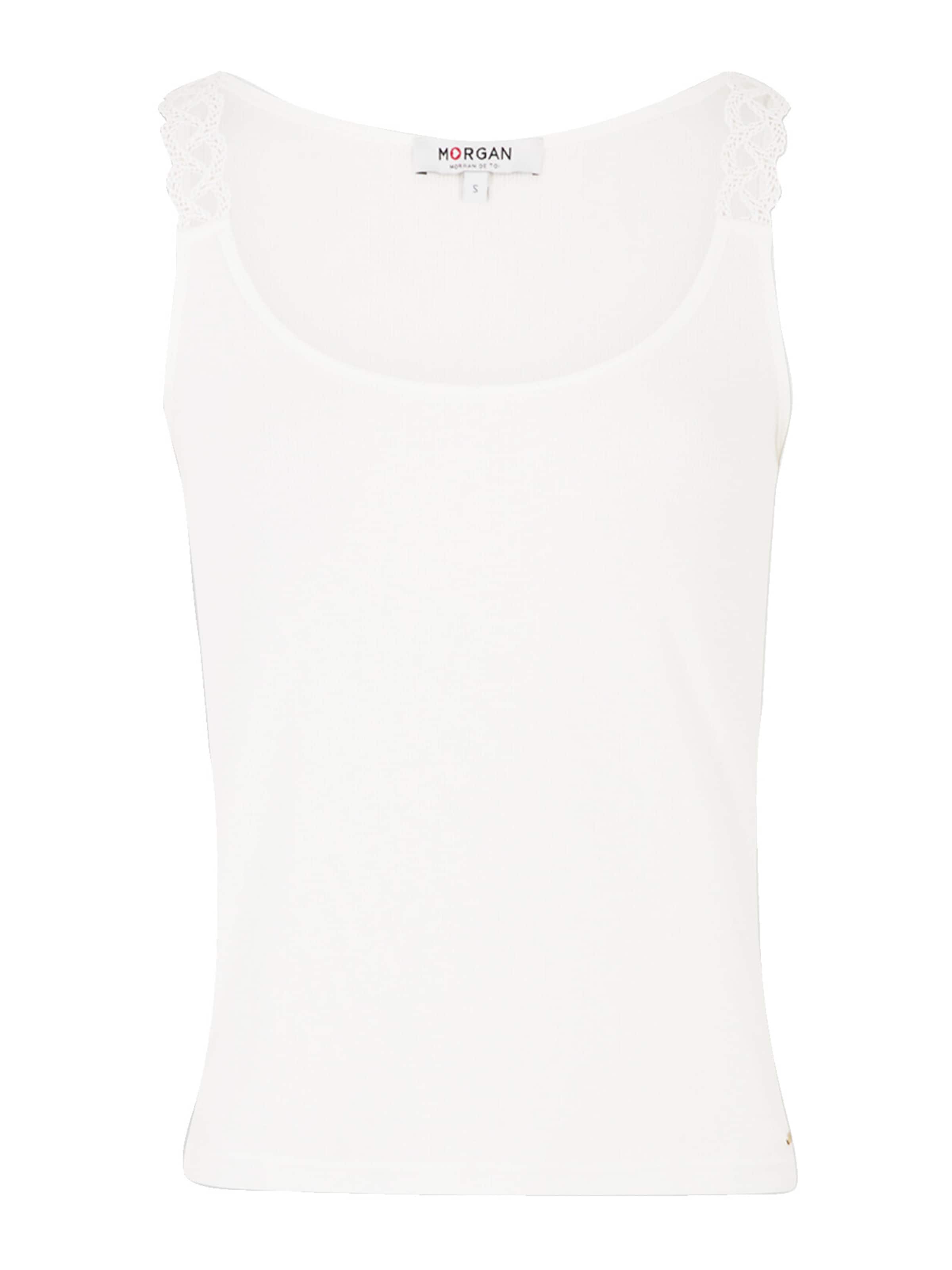 Morgan - Top en blanco: frente