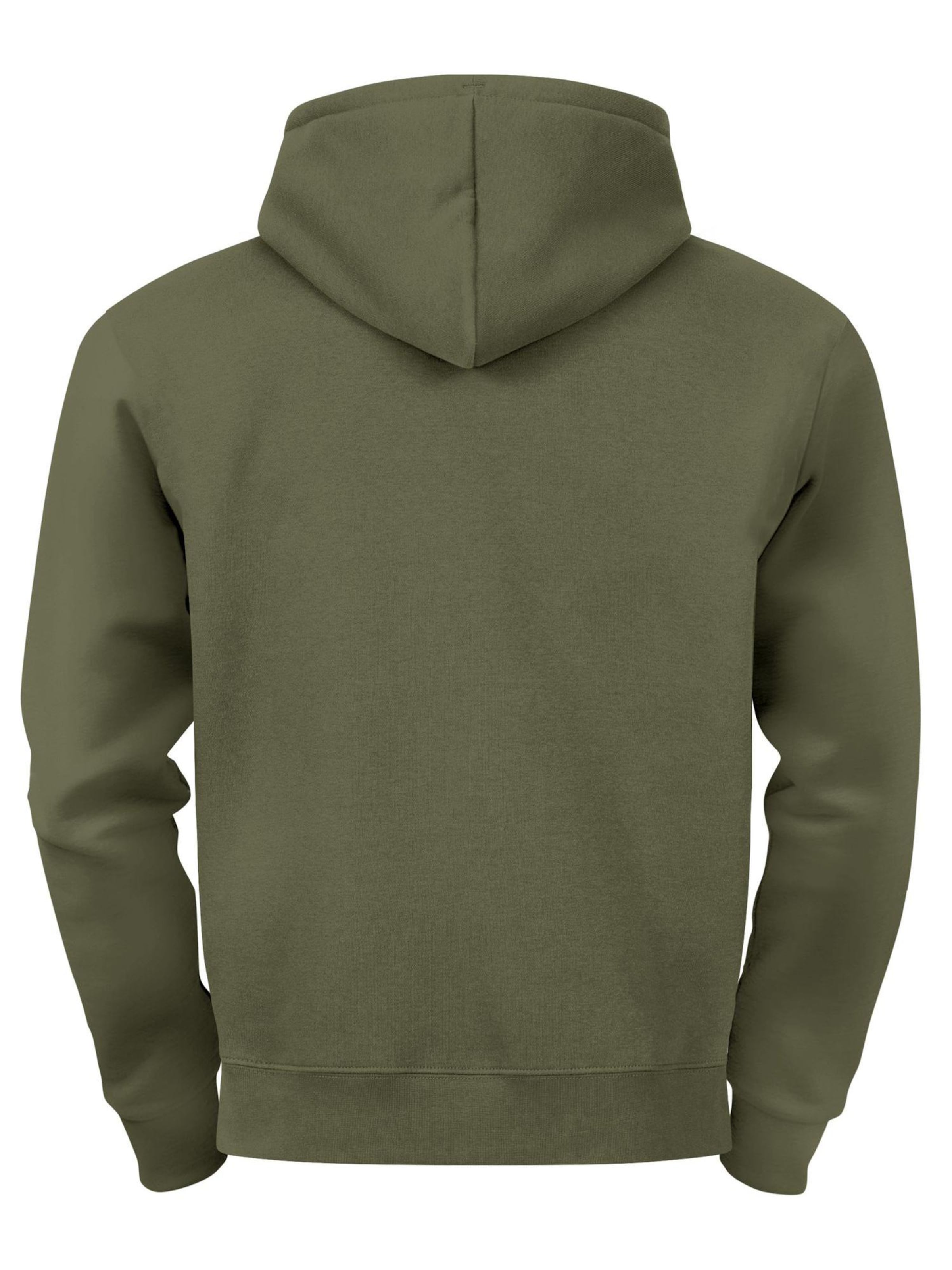 Neverless Sweatshirt 'Tent Campfire' in Green