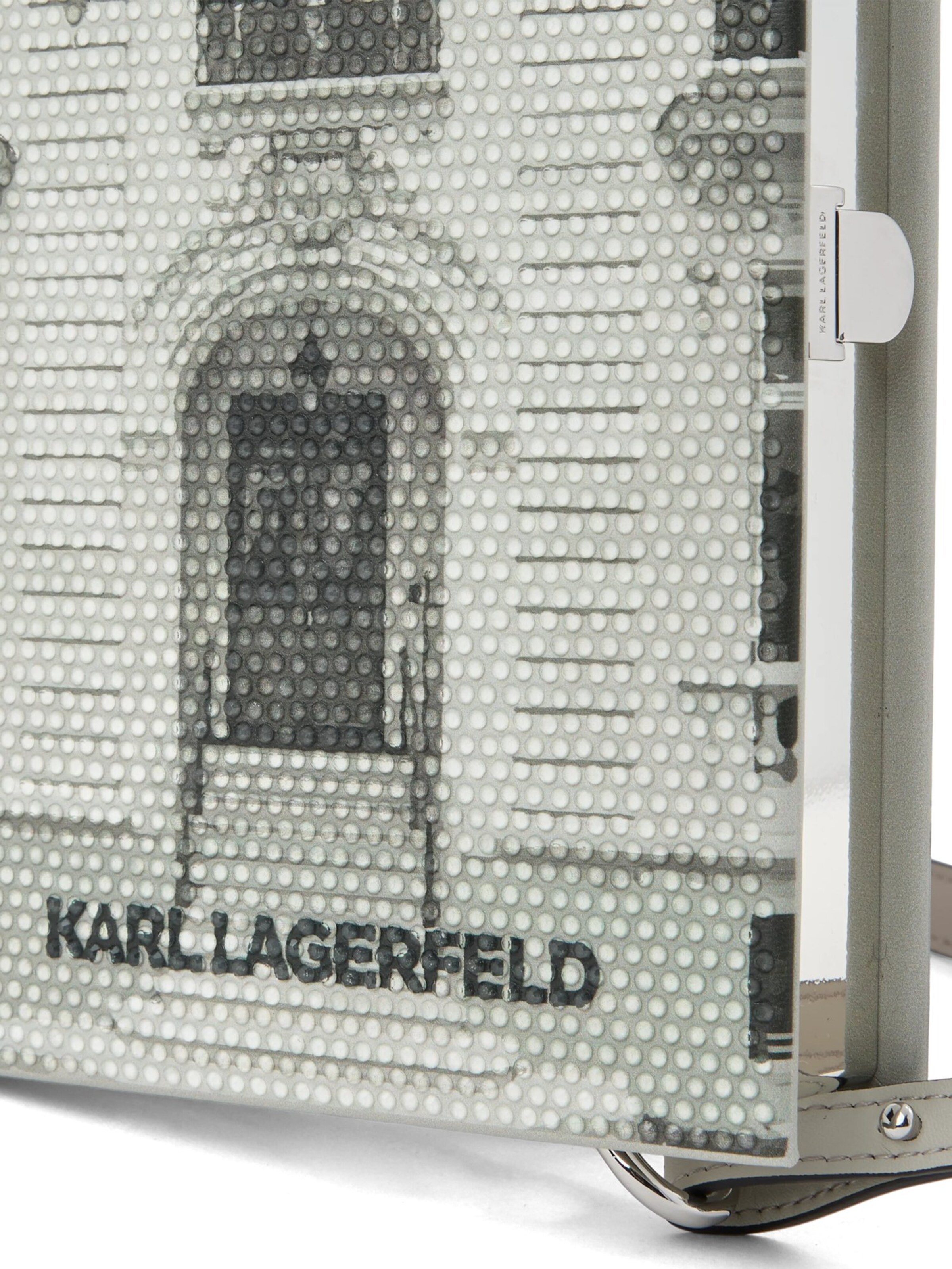 Pochette Karl Lagerfeld en gris