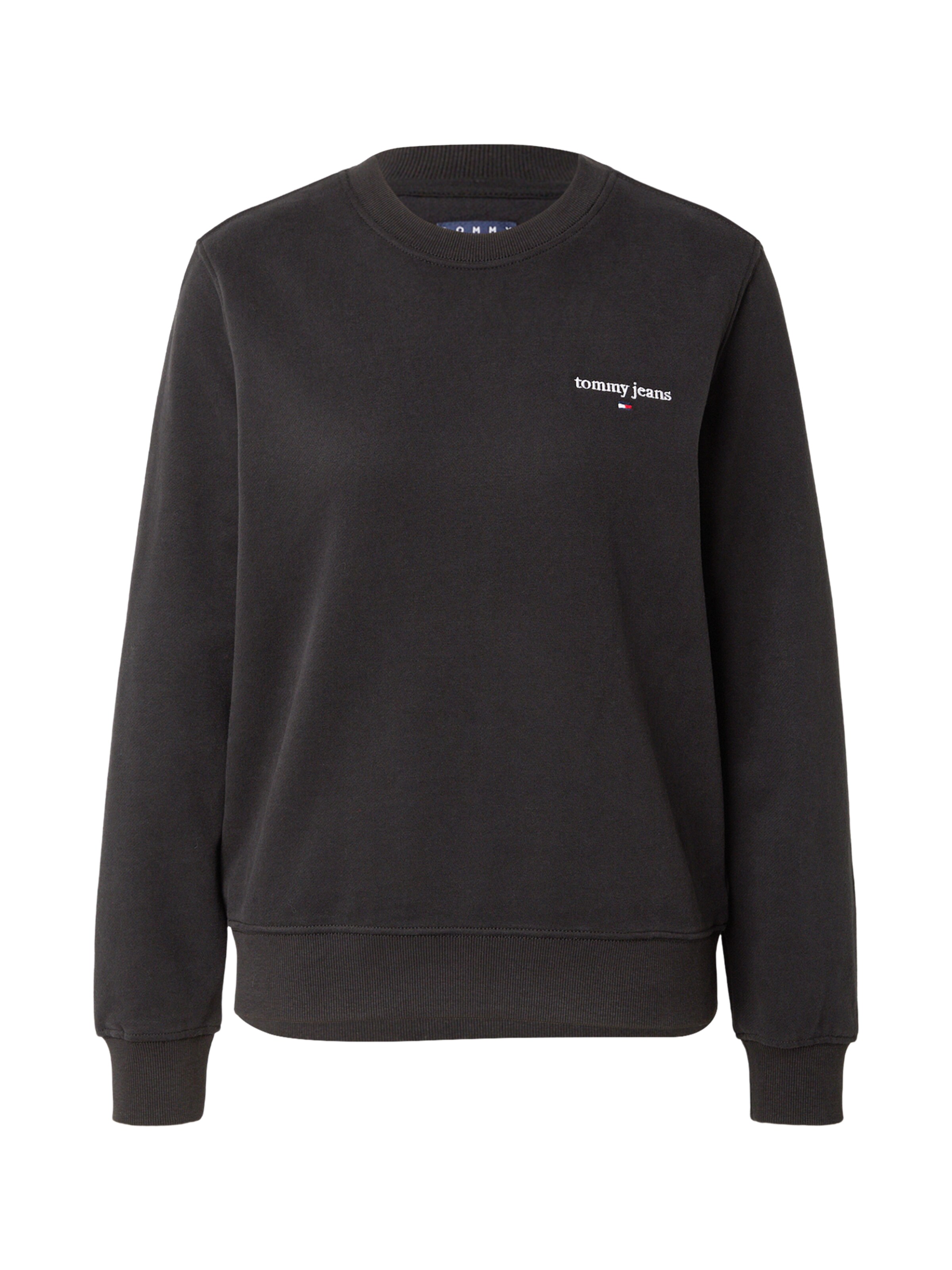 Tommy Jeans Μπλούζα φούτερ 'CLASSIC' σε μαύρο: μπροστά