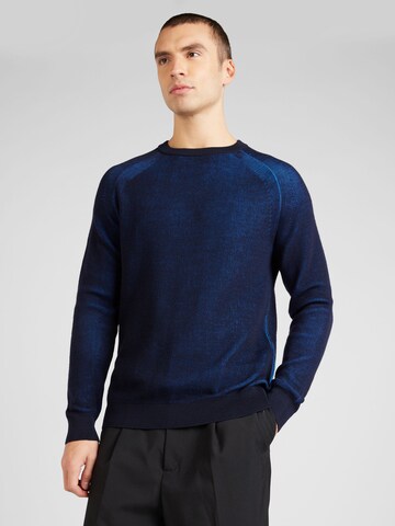 BOSS Pullover 'Ossio' in Blau: Vorderseite