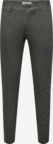 juoda Only & Sons Prigludęs „Chino“ stiliaus kelnės 'ONSMark': priekis