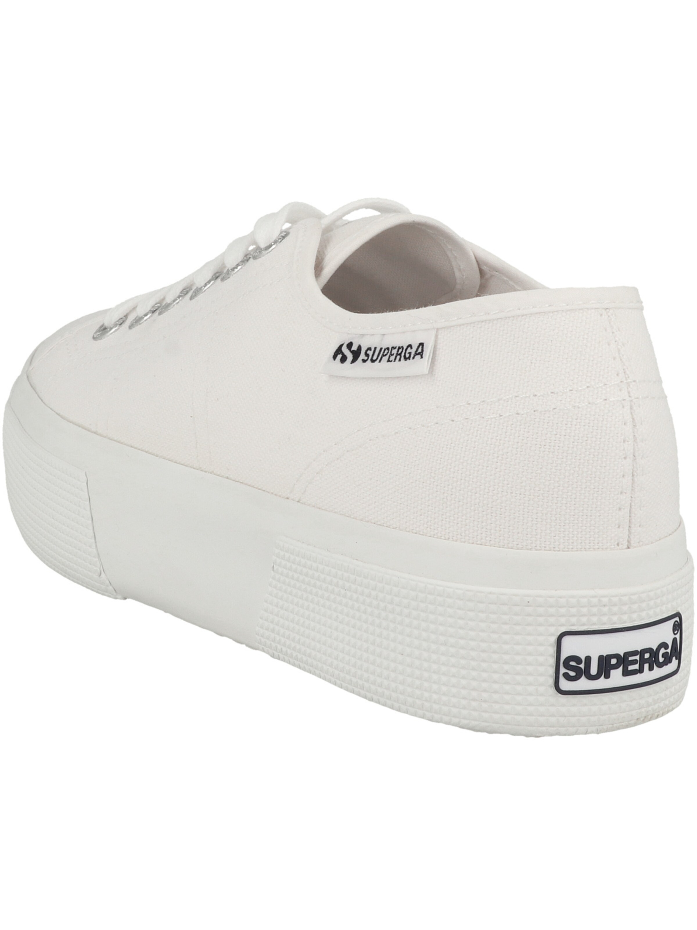 SUPERGA - Sapatilhas baixas '3740 Platform Leggera' em branco