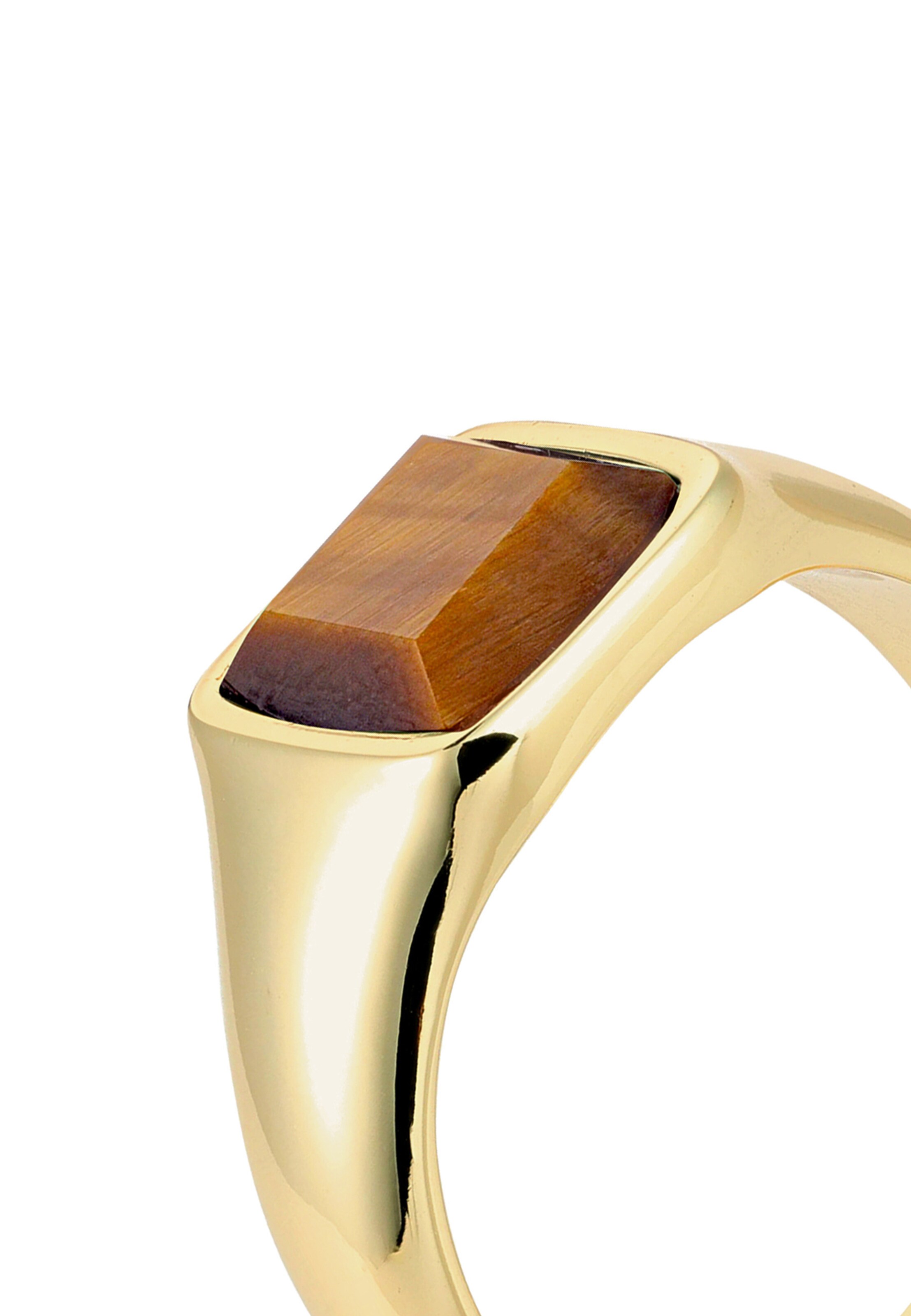 Commen Lines Ring in Goud