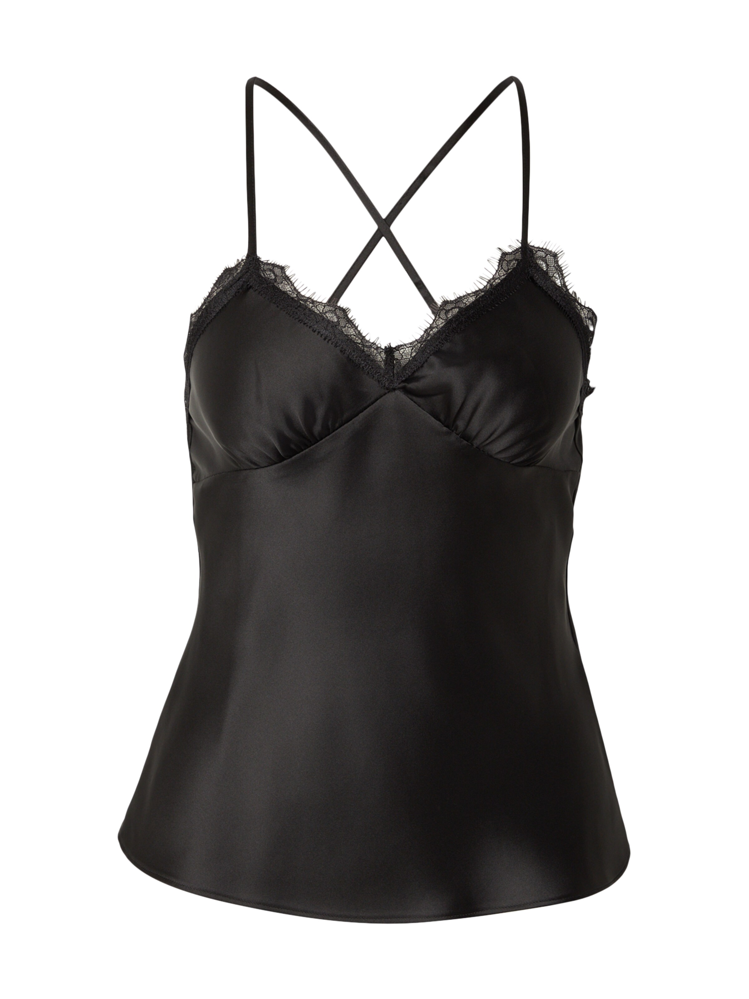 TOPSHOP Toppi 'Naomi' värissä musta: etupuoli