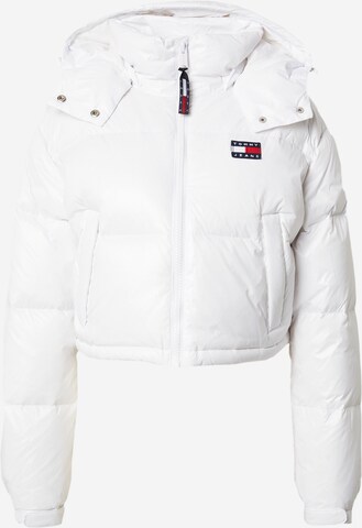 Tommy Jeans Winterjas 'Alaska' in Wit: voorkant