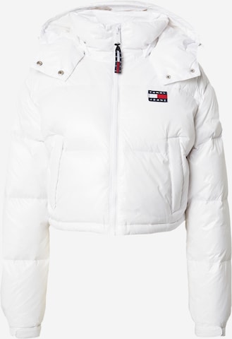 Tommy Jeans Zimní bunda 'Alaska' – bílá: přední strana