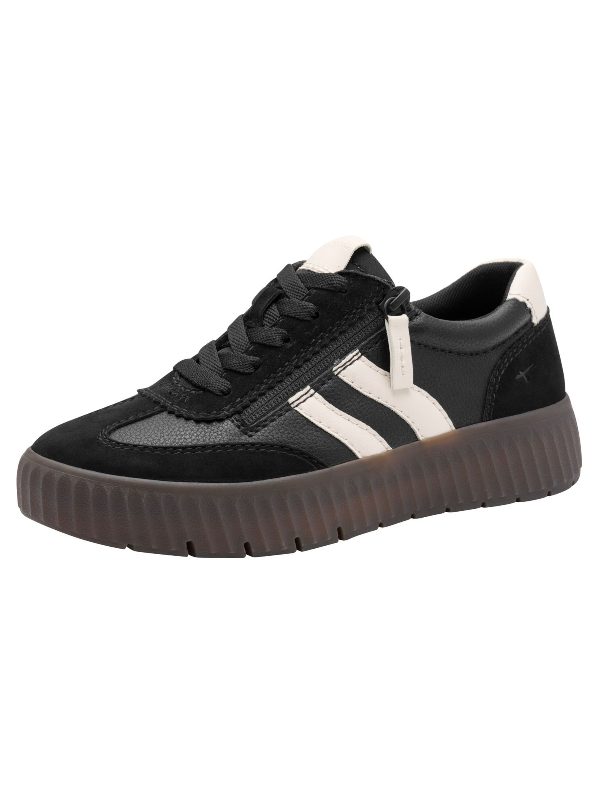 Tamaris Platform trainers in Black / Natural white, Item view