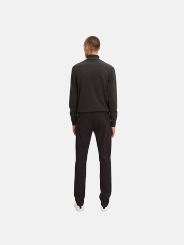 TOM TAILOR Slimfit Hose in Schwarz