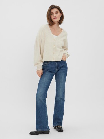 VERO MODA Knit Cardigan 'Doffy' in Beige