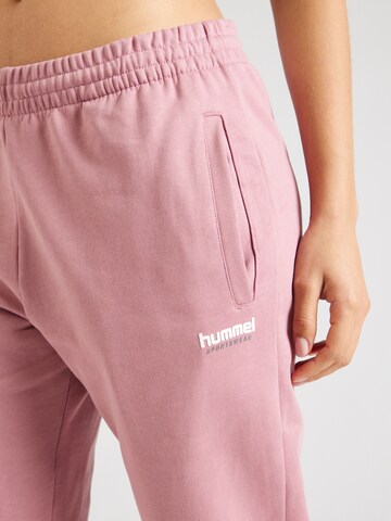 Hummel Regular Trousers 'Lgc Shai' in Pink