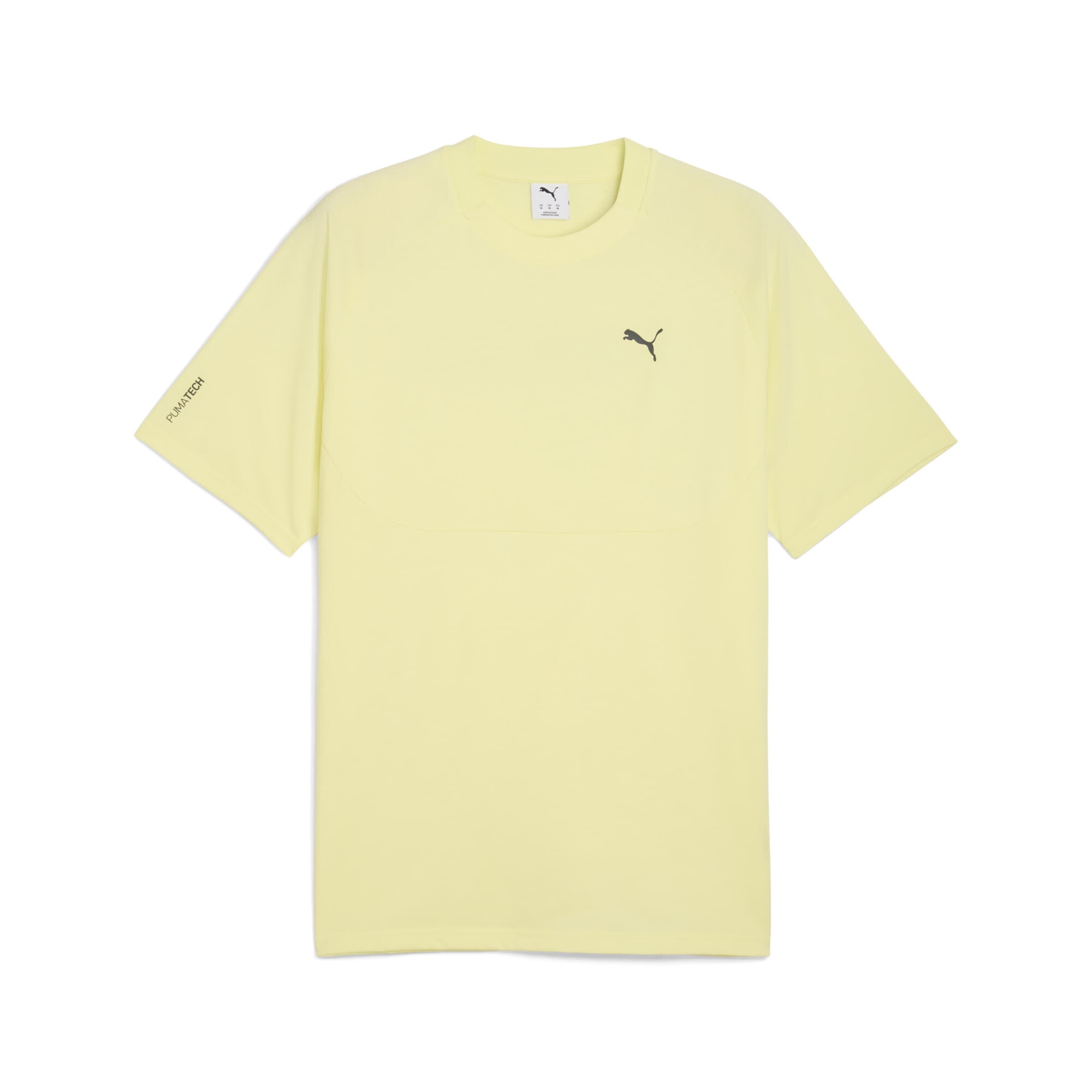 PUMA Performance shirt 'Pumatech' in Yellow: front