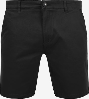 !Solid Regular Chino Pants 'Ravi' in Black: front