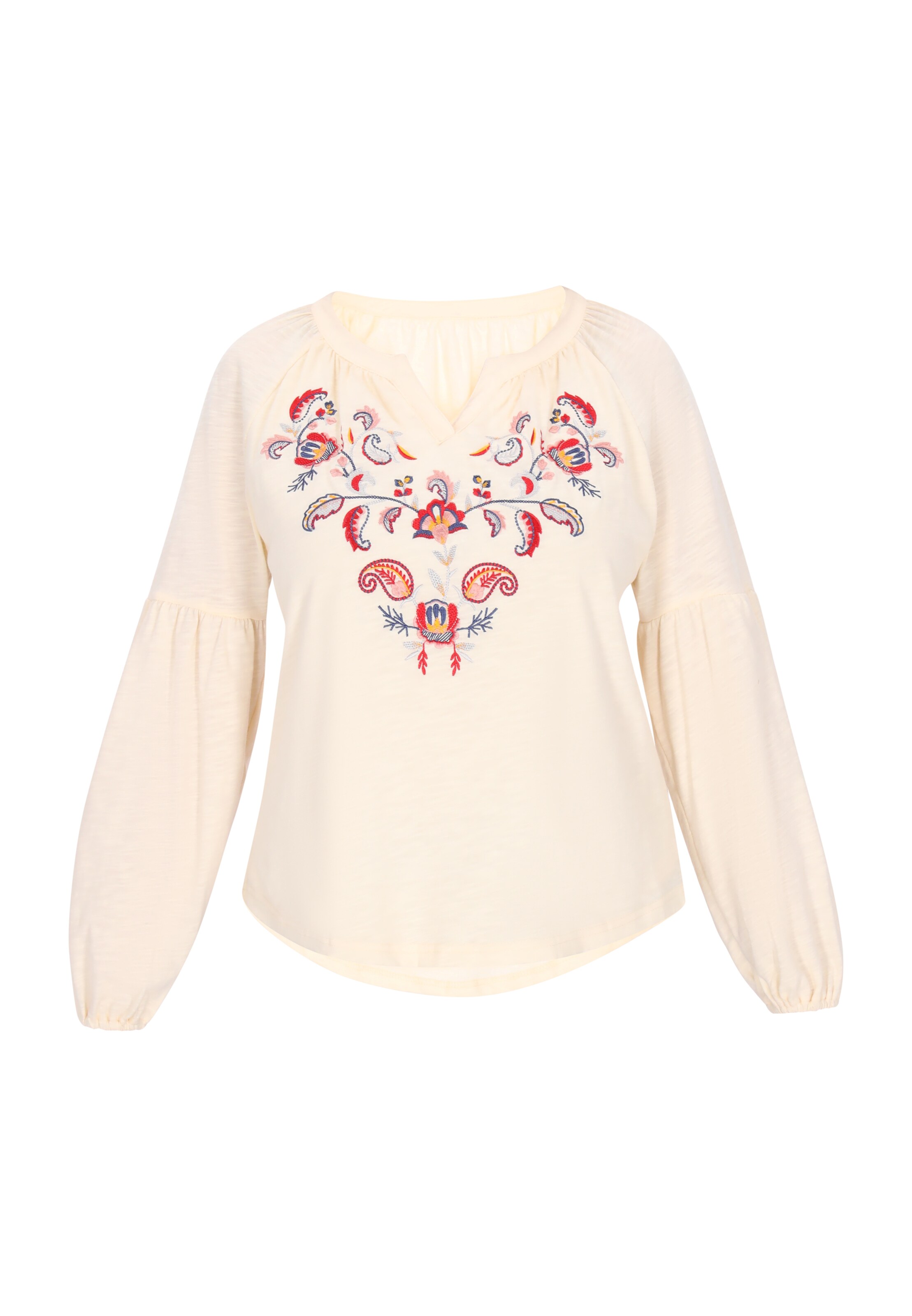 Gaya Blouse 'Fashion Look' in Blue / Curry / Pastel yellow / Red, Item view