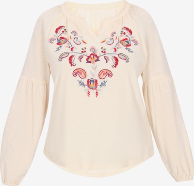 Gaya Bluza 'Fashion Look' u plava / narančasto žuta / pastelno žuta / crvena, Pregled proizvoda