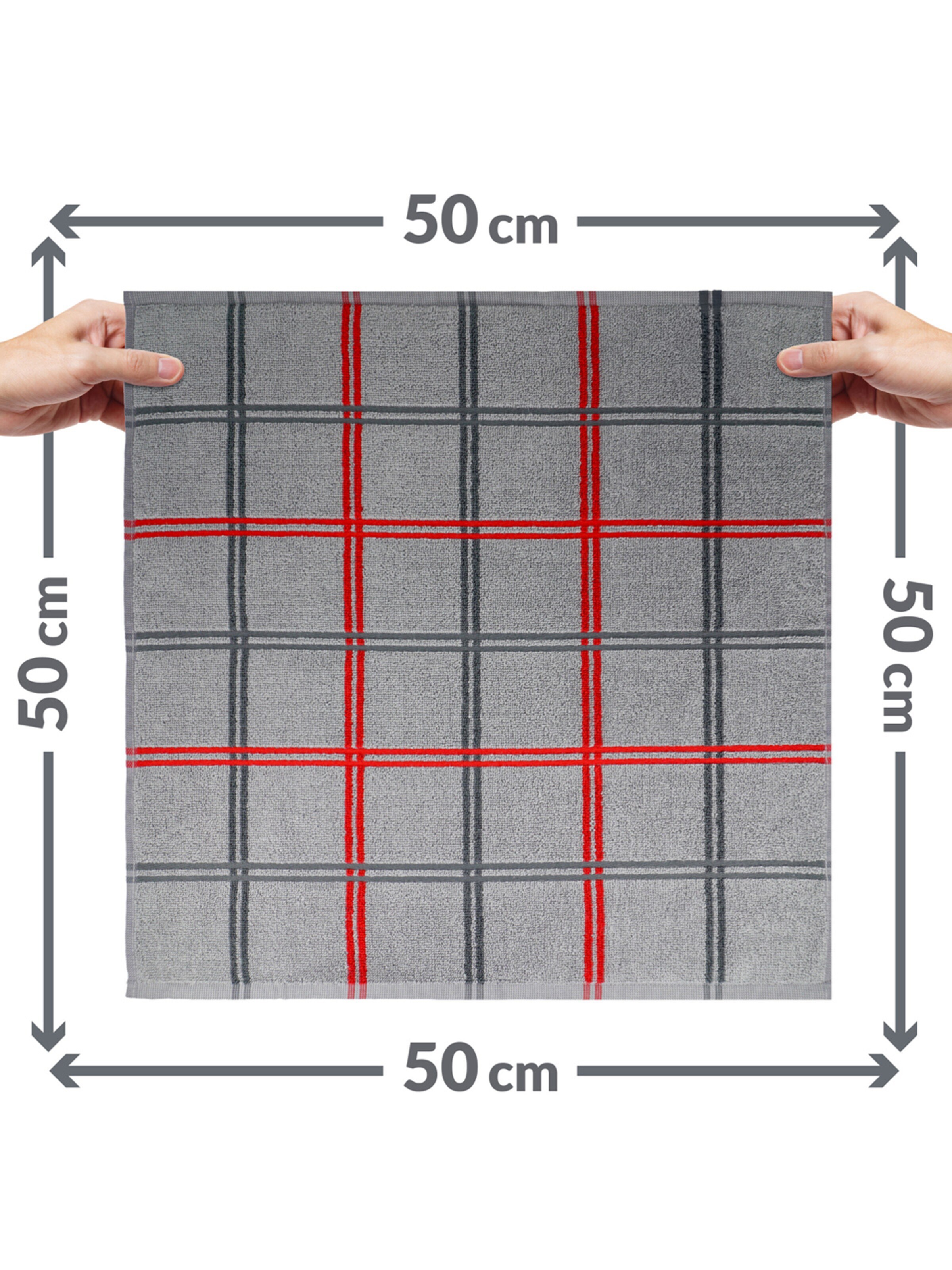 Lashuma Towel 'Lyon' in Grey