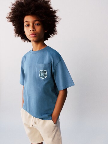 MANGO KIDS Shirt 'A2CAR' in Blue