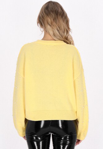 faina Strickjacke in Gelb