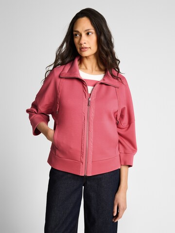 TOM TAILOR Sweatjacke in Pink: Vorderseite