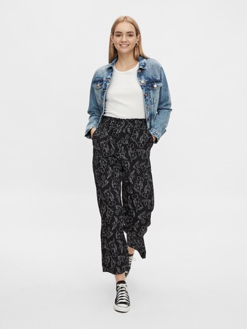 PIECES Loosefit Broek 'Sylte' in Zwart