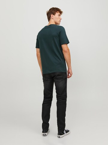 JACK & JONES Majica 'LAKEWOOD' | zelena barva