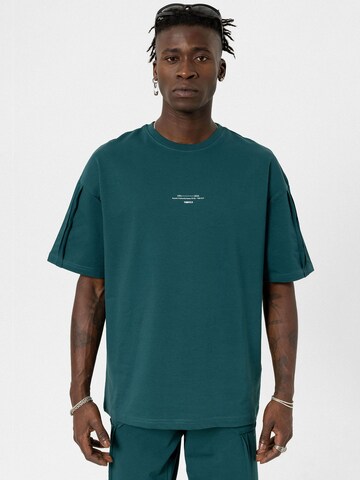 T-Shirt VAMOS CLO en bleu : devant
