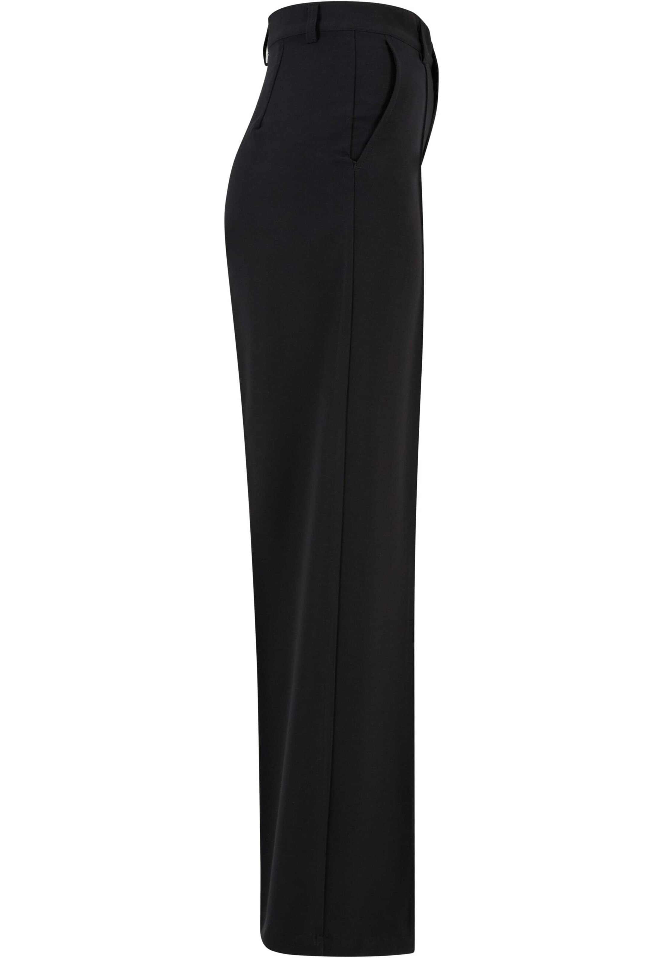 Urban Classics Wide Leg Hose in Schwarz