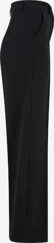 Urban Classics Wide leg Pleat-Front Pants in Black