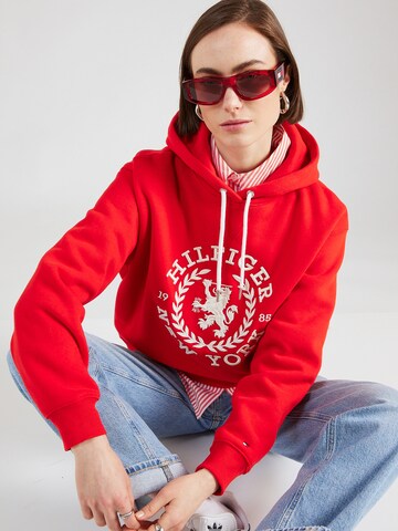 TOMMY HILFIGER Sweatshirt in Rot