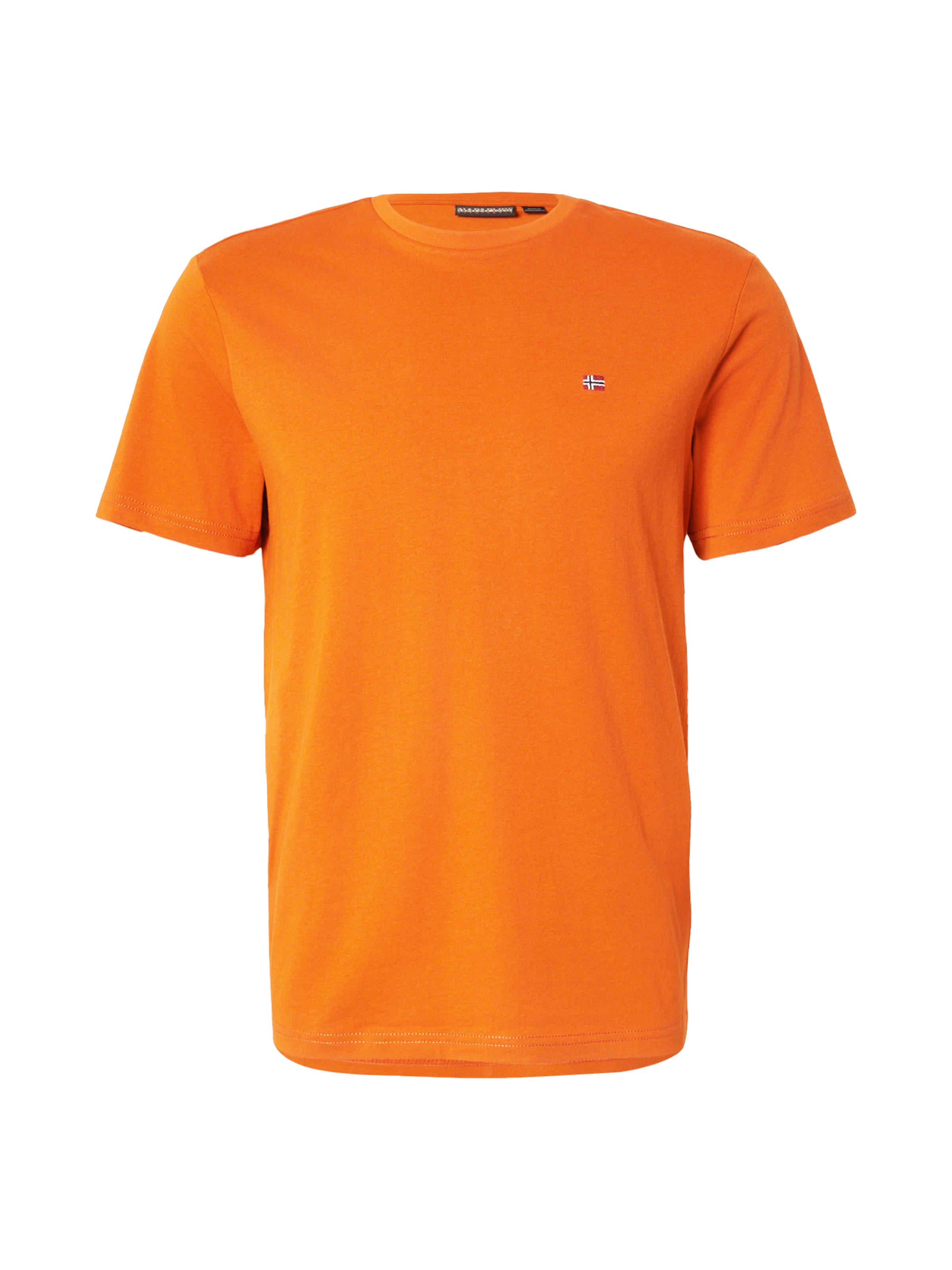 Tricou 'SALIS' de la NAPAPIJRI pe portocaliu: față