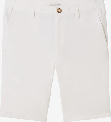 TOM TAILOR Chino Pants in White: front