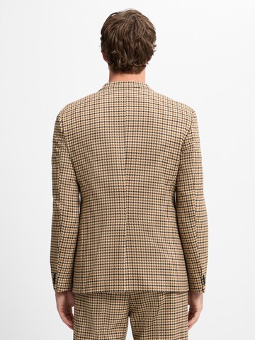 Coupe regular Veste de costume HUGO en marron