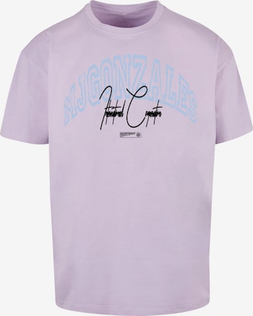 T-shirt oversize 'International x Heavy' MJ Gonzales en violet : devant