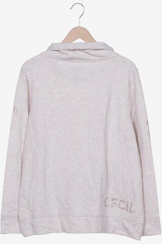 CECIL Sweatshirt & Zip-Up Hoodie in XL in Beige