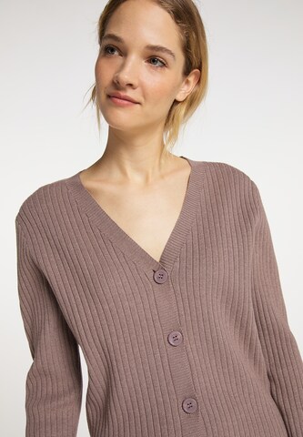 DreiMaster Maritim Strickjacke in Braun
