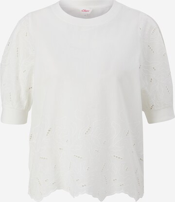 s.Oliver Blouse in White: front