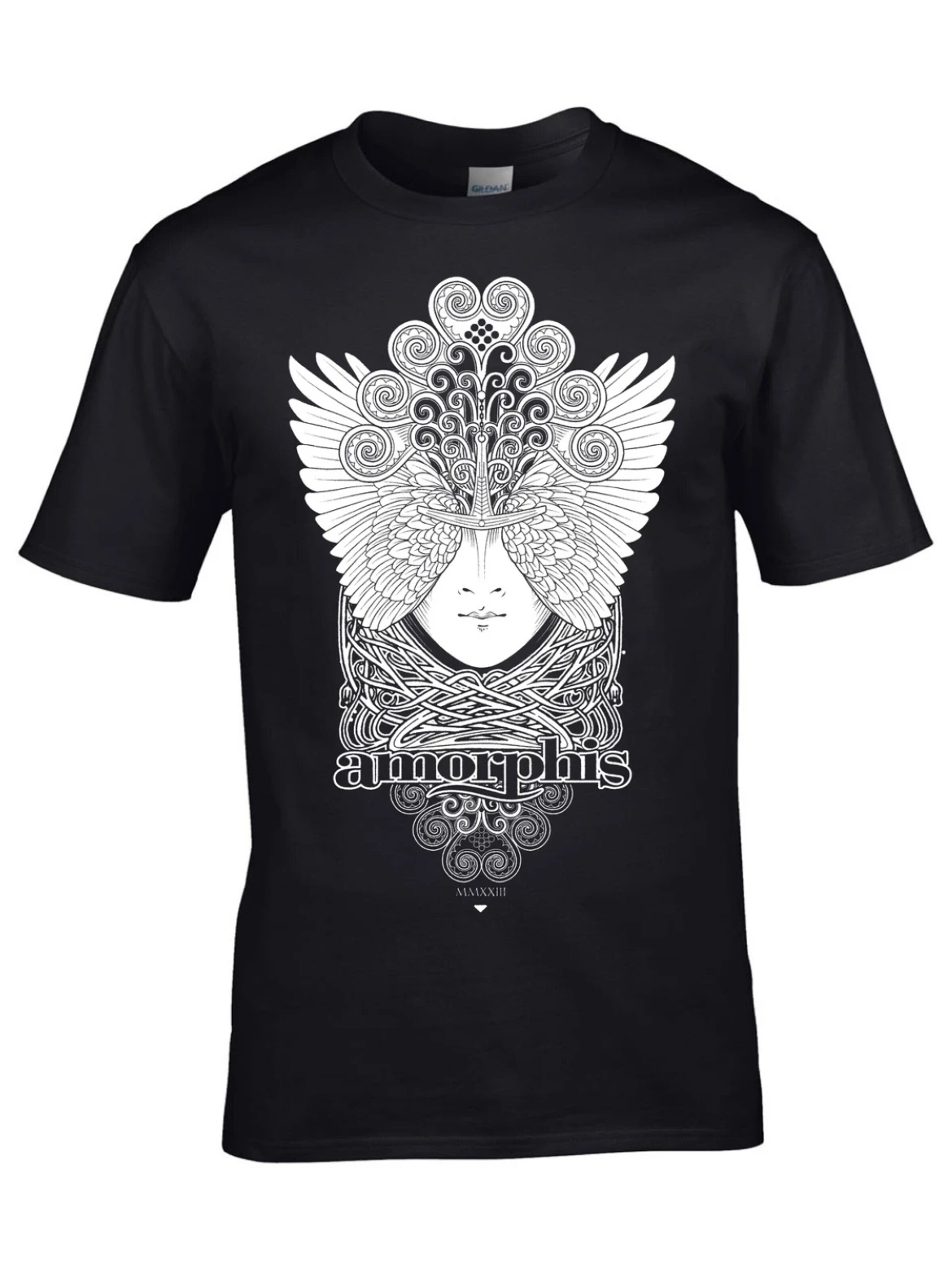 Amorphis Shirt 'Amorphis  T-Shirt' in Black: front