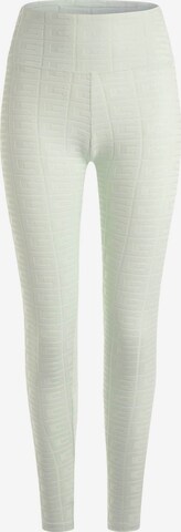 GUESS Slimfit Sportovní kalhoty – bílá: přední strana