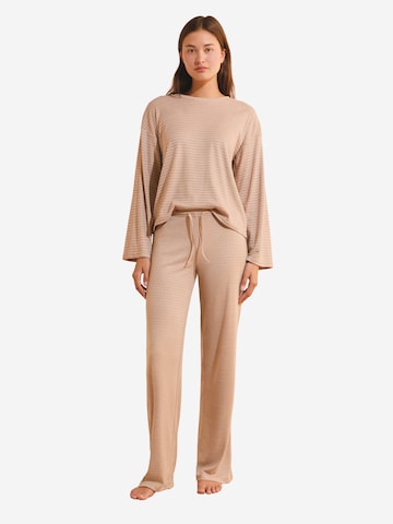 Camicia da notte 'BENO' di ETAM in beige: frontale