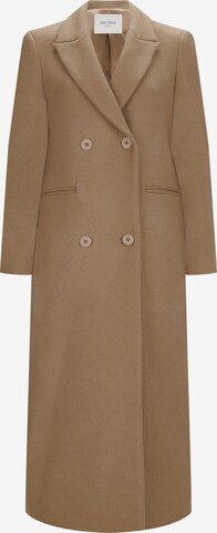 Nicowa Between-Seasons Coat 'DRIMILO' in Brown: front