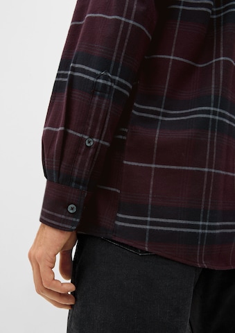 s.Oliver Regular fit Button Up Shirt in Red