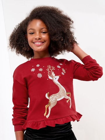 Sweat-shirt 'Christmas' Lipsy en rouge