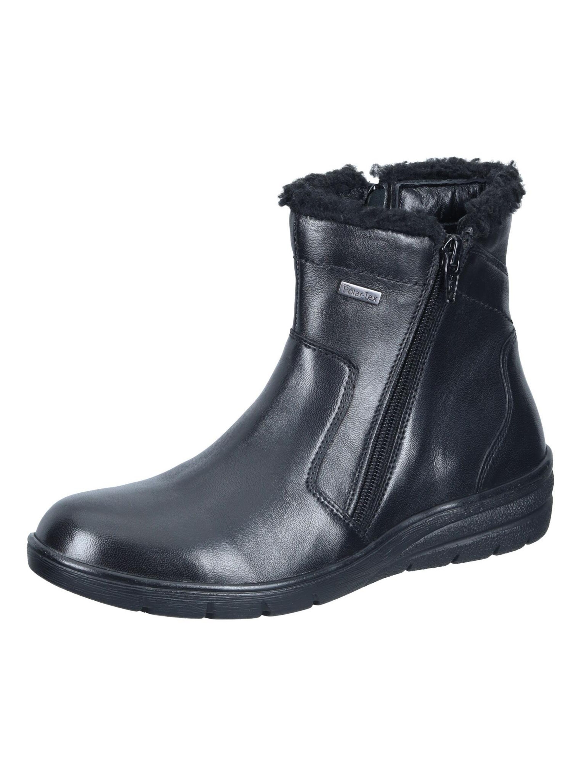 Comfortabel Stiefelette 'Stiefeletten'‌ in Schwarz: Vorderseite