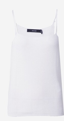 VERO MODA Gebreide top 'NEW LEXSUN' in Wit: voorkant